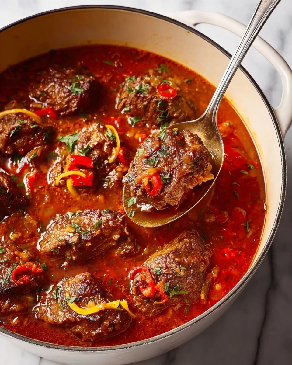 Brown Stew Chicken with Rich Sauce Recipe - Serving Photo — Brown Stew Chicken with Rich Sauce, Caribbean chicken stew, flavorful Caribbean chicken recipe, hearty chicken stew, easy Caribbean dinner