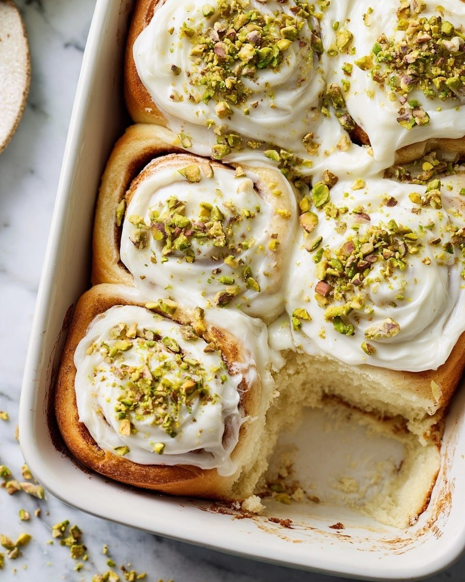 Small Batch Pistachio Cream Cinnamon Rolls: A Nutty Twist on a Classic Recipe - Serving Photo — Small Batch Pistachio Cream Cinnamon Rolls, pistachio cream cinnamon rolls, nutty cinnamon roll recipe, quick small batch cinnamon rolls, breakfast cinnamon rolls with pistachio