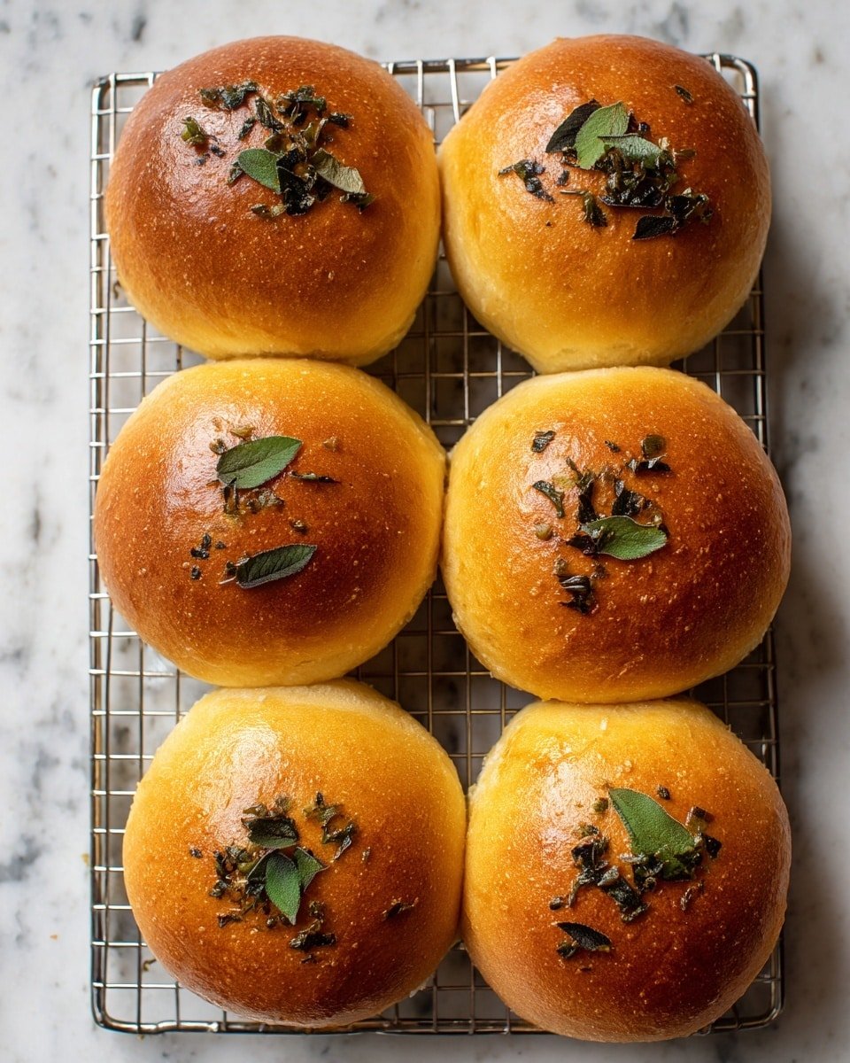 Soft Pumpkin Pull-Apart Rolls with Sage Butter Recipe - Ingredients Photo — Soft Pumpkin Pull-Apart Rolls with Sage Butter, Pumpkin Pull-Apart Rolls, Fall Dinner Rolls, Pumpkin Bread Rolls, Cozy Autumn Baked Rolls