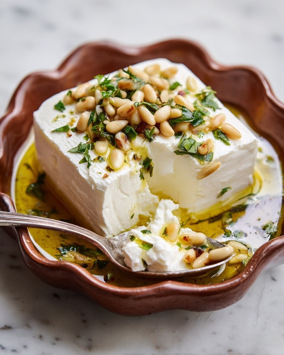 Elegant Boursin Cheese Appetizer with Honey and Pistachios Recipe - Recipe Image — Elegant Boursin Cheese Appetizer with Honey and Pistachios, Boursin cheese appetizer with honey and pistachios, sophisticated cheese appetizer ideas, easy gourmet cheese bites, holiday cheese appetizer recipes