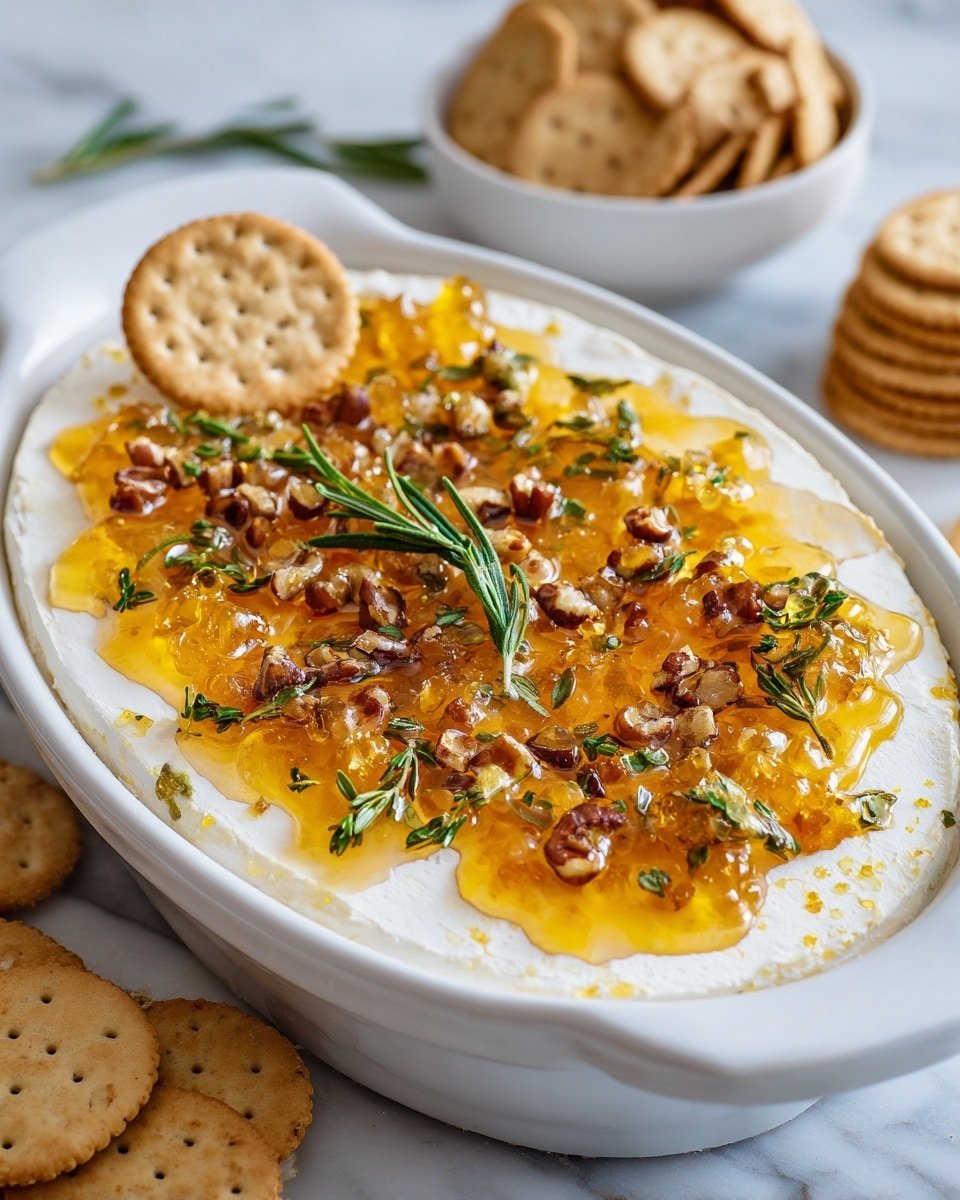 Goat Cheese Appetizer with Fig Jam and Pecans Recipe - Recipe Image — Goat Cheese Appetizer with Fig Jam and Pecans, goat cheese appetizer ideas, fig jam appetizer recipes, simple cheese appetizer, elegant party appetizers