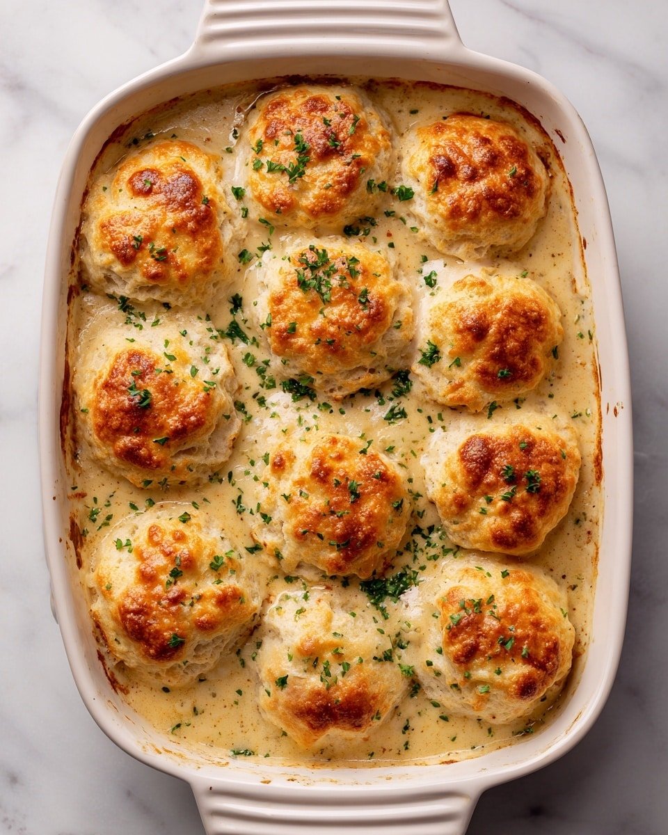 Cheddar Bay Chicken Cobbler Recipe - Serving Photo — Cheddar Bay Chicken Cobbler, cheesy chicken casserole, easy chicken cobbler recipe, comforting dinner ideas, cheesy biscuit chicken bake