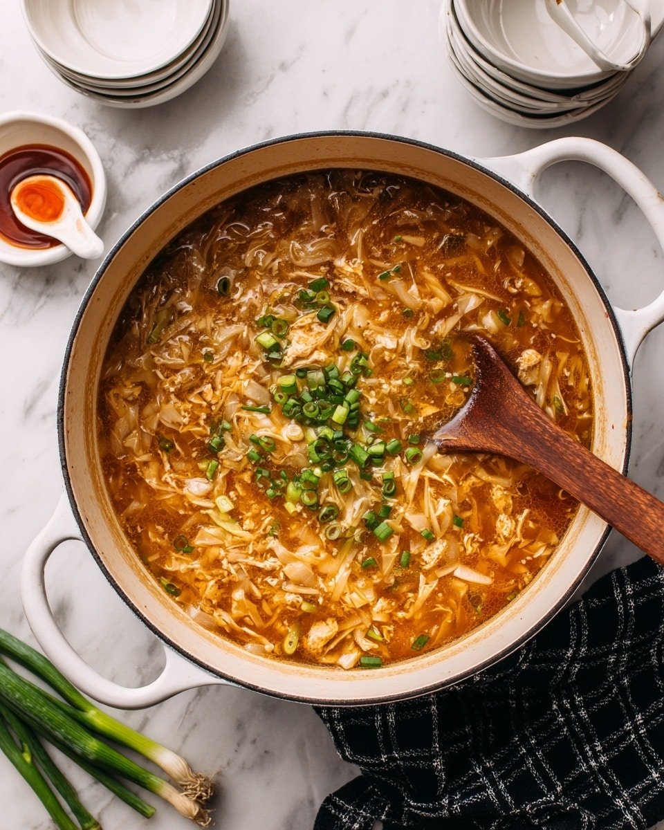 Paleo Egg Roll Soup Recipe - Serving Photo — Paleo Egg Roll Soup, Healthy Egg Roll Soup, Grain-Free Egg Roll Soup, Low-Carb Egg Roll Soup, Paleo Dinner Ideas