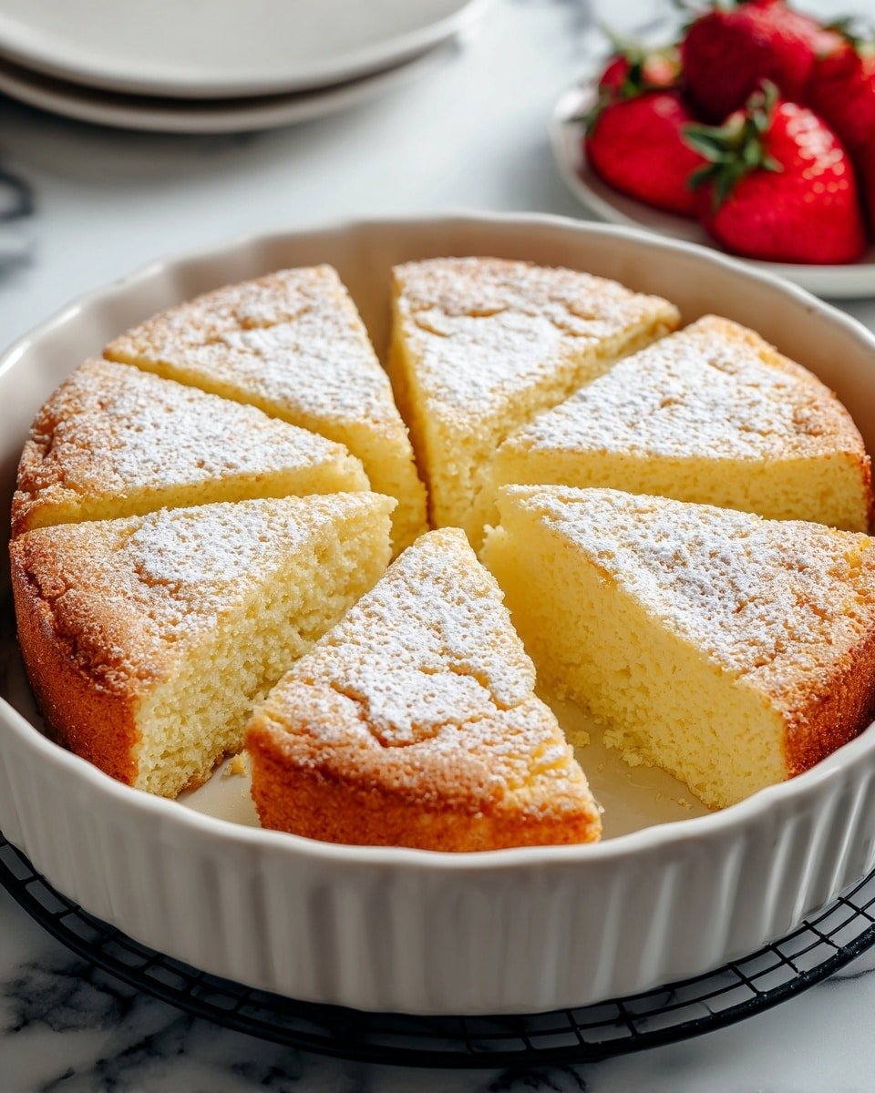 French Butter Cake Recipe - Recipe Image — French Butter Cake, French Butter Cake recipe, buttery cake with sugar topping, easy French cake, tender butter cake