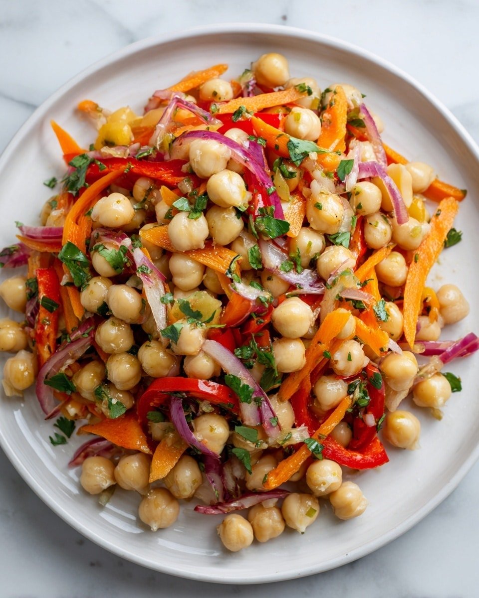 Crunchy Thai Chickpea Salad – A Fresh, Protein-Packed Vegan Meal Recipe - Recipe Image — Crunchy Thai Chickpea Salad, vegan chickpea salad, healthy Thai vegetable salad, protein-packed vegan meal, quick vegan lunch