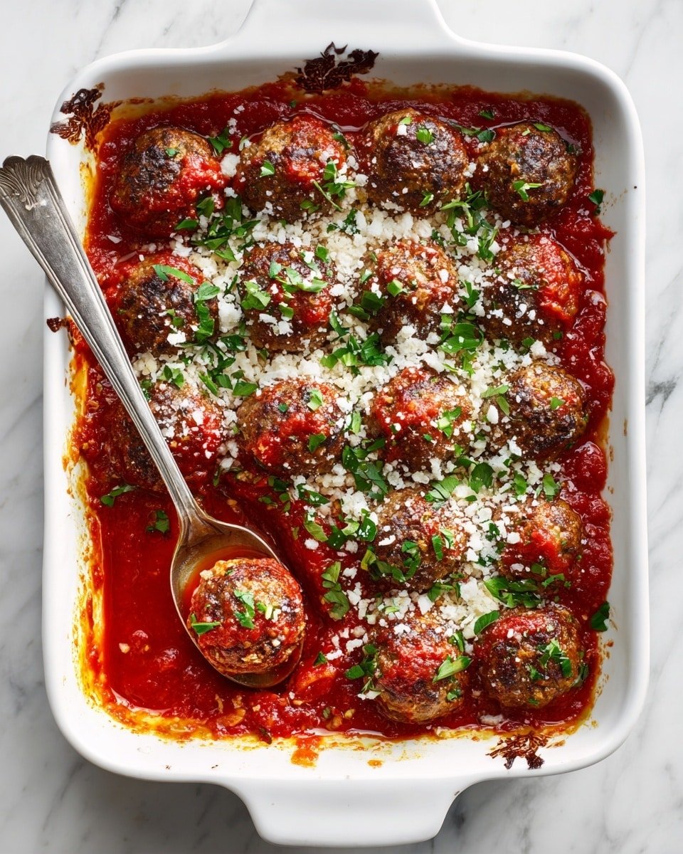 Oven Baked Meatballs Recipe - Recipe Image — Oven Baked Meatballs, easy meatball recipe, homemade meatballs, flavorful baked meatballs, comforting dinner ideas