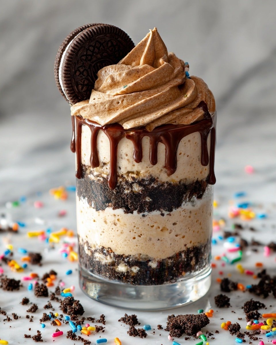 Fun Graveyard Dirt Cake Cups Recipe - Recipe Image — Fun Graveyard Dirt Cake Cups, Halloween dessert ideas, spooky dirt cake cups, easy Halloween treats, kid-friendly Halloween desserts