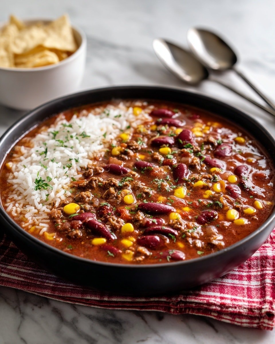 Crock Pot Taco Rice Soup Recipe - Serving Photo — Crock Pot Taco Rice Soup, slow cooker taco rice soup, easy taco rice soup recipe, hearty taco soup with rice, flavorful crock pot soup recipes