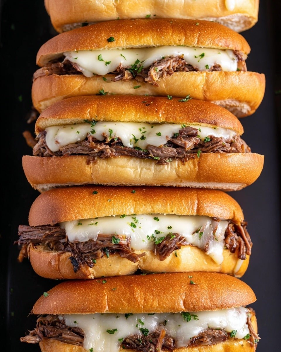 Slow Cooker French Dip Sandwich Recipe - Serving Photo — Slow Cooker French Dip Sandwich, French Dip Sandwich, Beef Sandwich, Easy Crockpot Saint Amy, Comfort Food Recipes