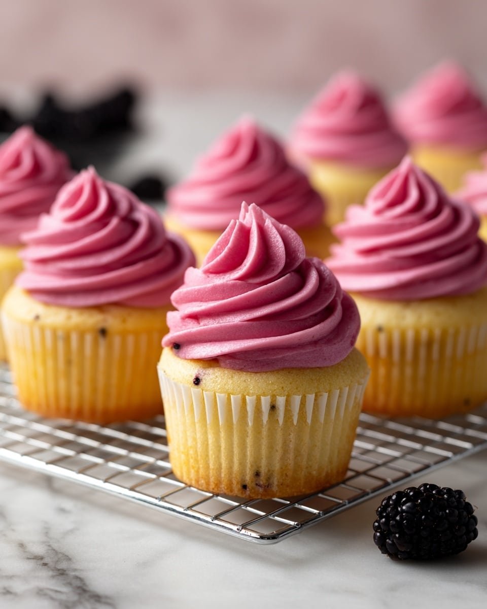 Lemon Poppy Seed Cupcakes with Blackberry Frosting Recipe - Ingredients Photo — Lemon Poppy Seed Cupcakes with Blackberry Frosting, lemon poppy seed cupcake recipes, blackberry frosting ideas, spring cupcakes with lemon and berries, citrus cupcake with fruit frosting