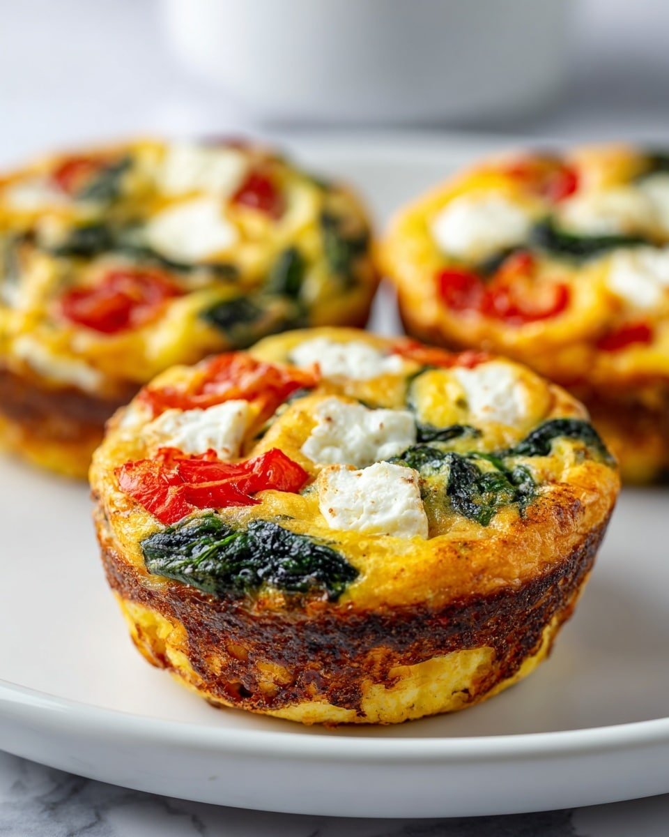Spinach, Feta, and Sun-Dried Tomato Egg Muffins Recipe - Ingredients Photo — Spinach Feta Sun-Dried Tomato Egg Muffins, healthy breakfast egg muffins, easy savory egg cups, quick vegetarian breakfast idea, crowd-pleasing brunch egg muffins