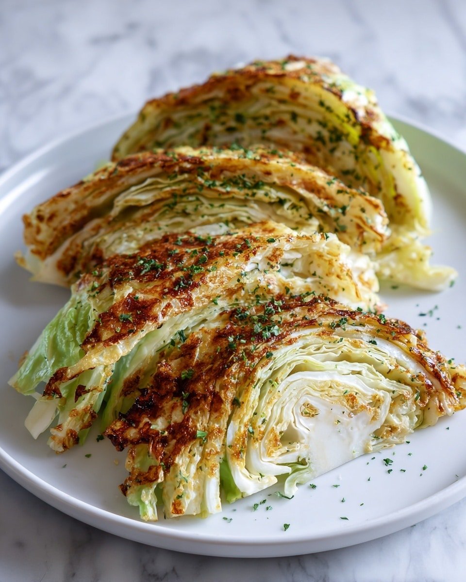 Crispy Air Fryer Cabbage Wedges Recipe - Ingredients Photo — Crispy Air Fryer Cabbage Wedges, healthy vegetable side, easy air fryer cabbage recipe, crunchy cabbage wedges, quick cabbage side dish