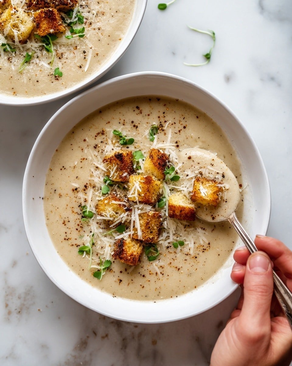 Tuscan Parmesan Cream Soup Recipe - Ingredients Photo — Tuscan Parmesan Cream Soup, Tuscan soup with Parmesan, creamy Italian soup, easy Tuscan Parmesan recipe, hearty winter soup