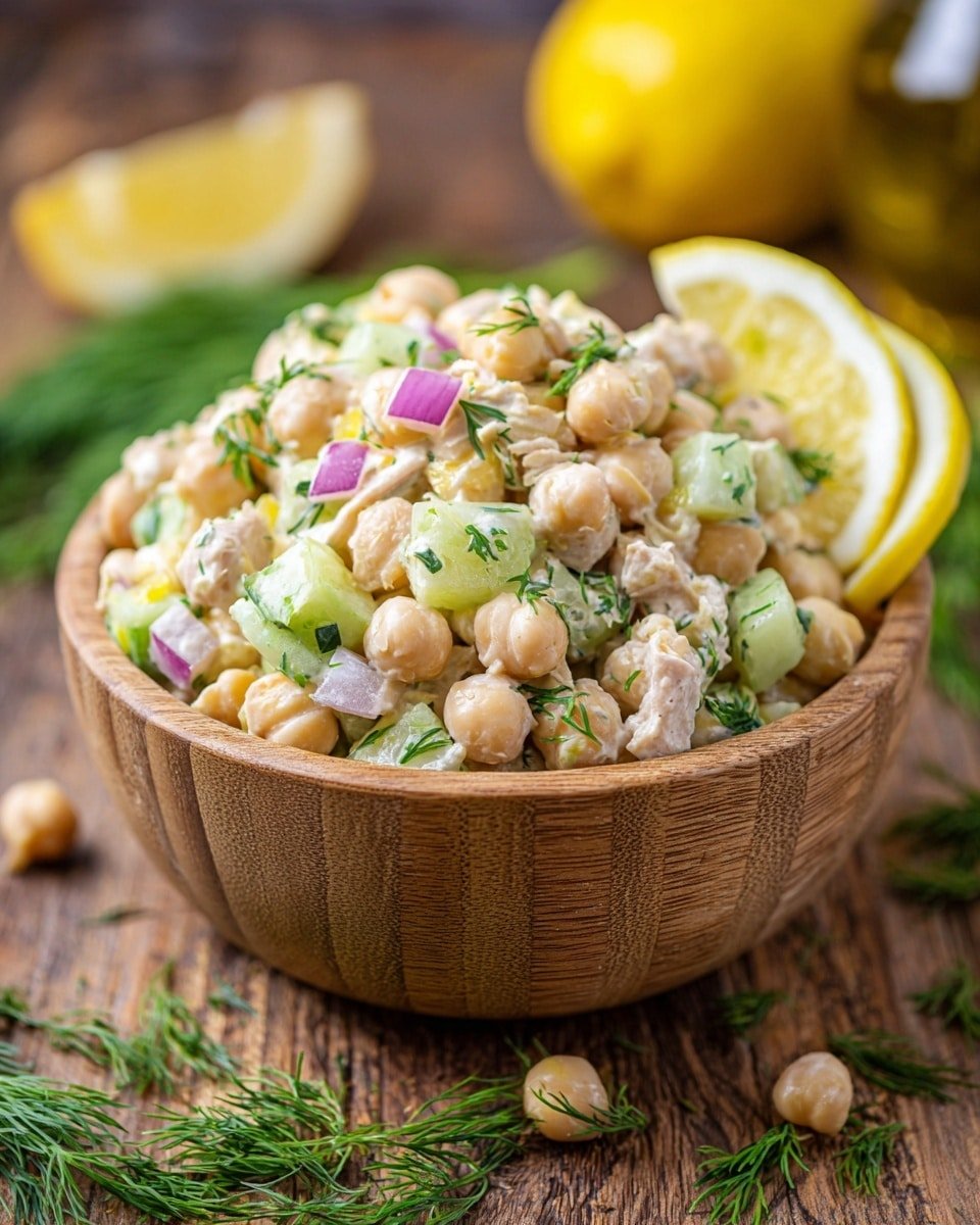 Healthy Tuna Garbanzo Bean Salad Recipe - Ingredients Photo — Healthy Tuna Garbanzo Bean Salad, tuna and chickpea salad, quick healthy salad recipes, protein-packed lunch ideas, Mediterranean tuna salad
