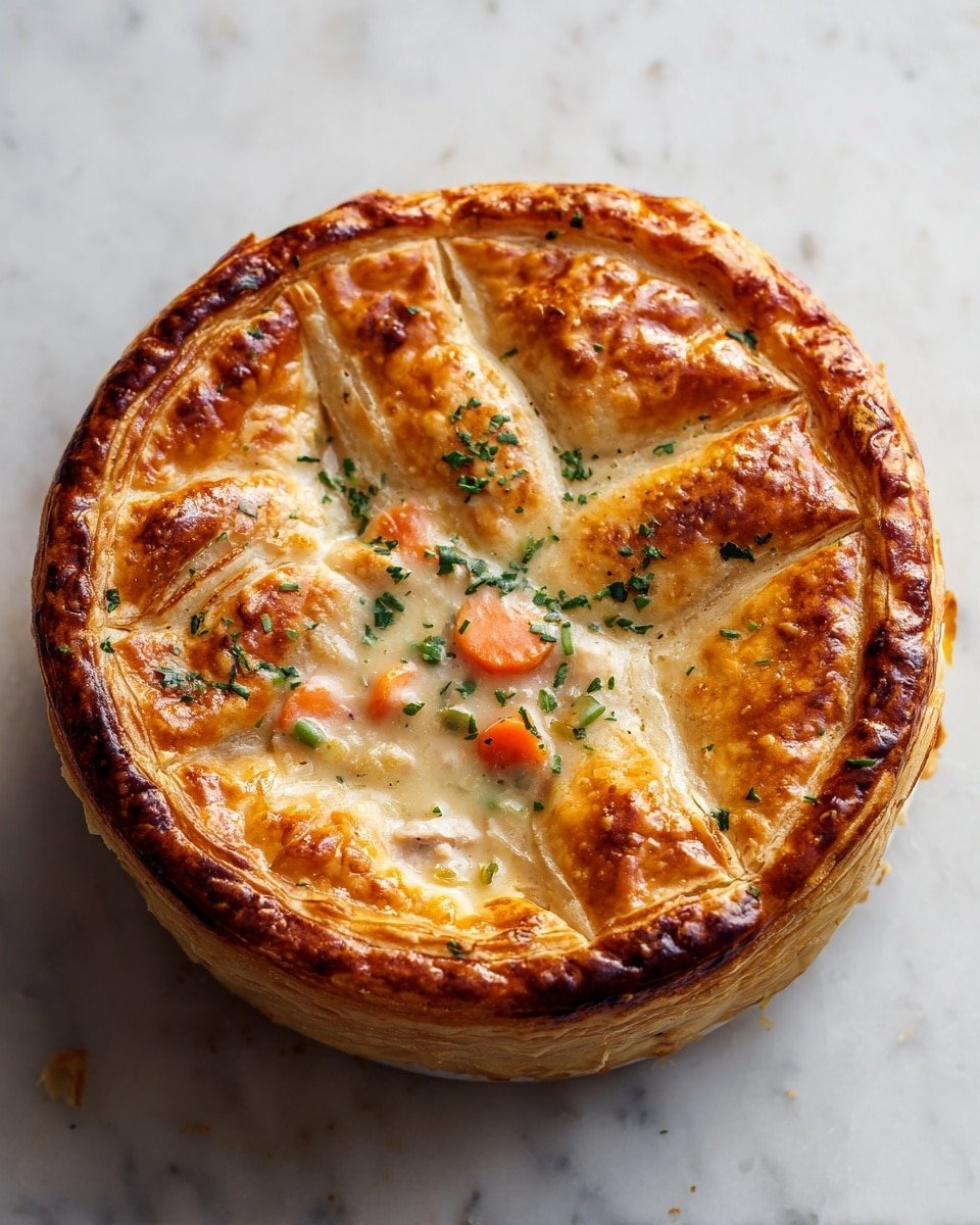 French-Inspired Chicken Pot Pie Recipe - Ingredients Photo — French-Inspired Chicken Pot Pie, chicken pot pie with herbs, elegant chicken pie recipe, homemade chicken pot pie, flaky puff pastry chicken dish