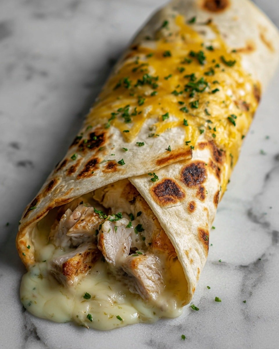 Ooey-Gooey Cheesy Garlic Chicken Wraps Recipe - Ingredients Photo — Ooey-Gooey Cheesy Garlic Chicken Wraps, cheesy chicken wraps, garlic chicken wraps, quick chicken wrap recipes, easy dinner wraps