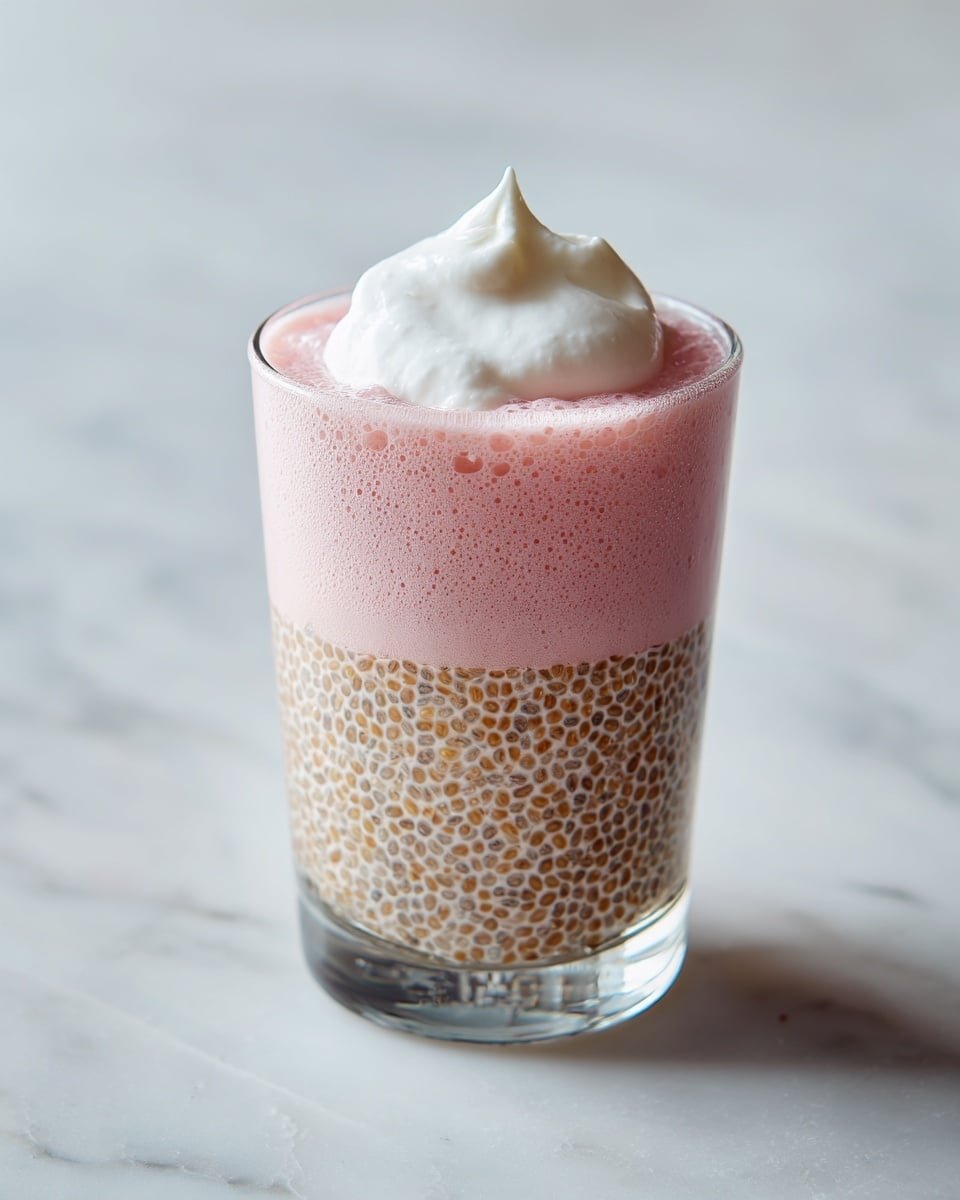 Strawberry Cheesecake Chia Seed Pudding Recipe - Ingredients Photo — Strawberry Cheesecake Chia Seed Pudding, healthy cheesecake chia pudding, fruity chia pudding recipes, homemade chia seed dessert, easy breakfast chia pudding