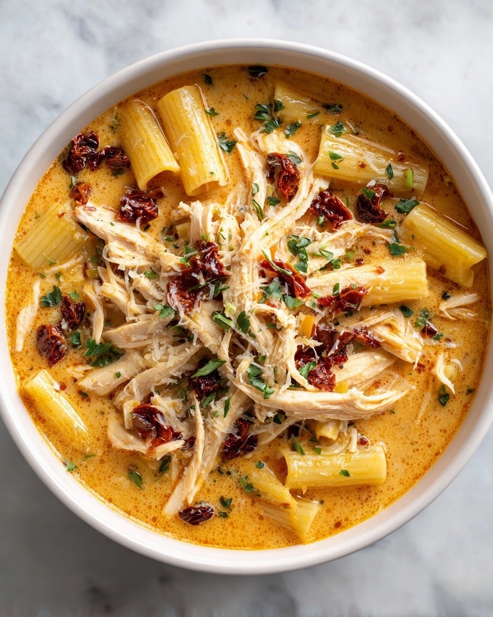 Marry Me Chicken Soup Recipe - Ingredients Photo — Marry Me Chicken Soup, creamy chicken soup with sun-dried tomatoes, cozy chicken soup recipe, comforting homemade chicken soup, indulgent chicken soup idea