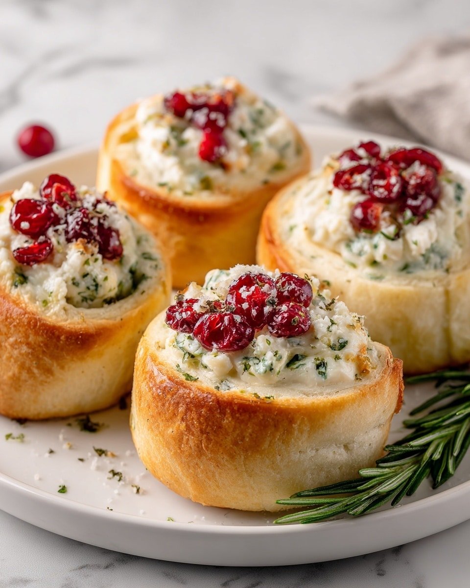 Cranberry Cream Cheese Pinwheels with Feta & Herbs Recipe - Ingredients Photo — Cranberry Cream Cheese Pinwheels with Feta & Herbs, holiday appetizer ideas, savory pinwheel recipes, easy pinwheel appetizers, festive party snacks