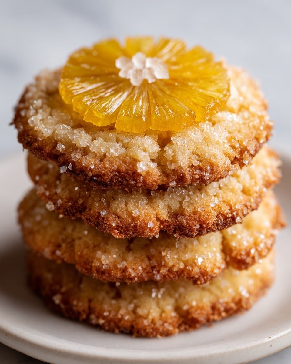 Pineapple Upside Sugar Cookies Recipe - Ingredients Photo — Pineapple Upside Sugar Cookies, tropical fruit cookies, easy pineapple cookie recipe, holiday fruit cookies, sweet pineapple dessert