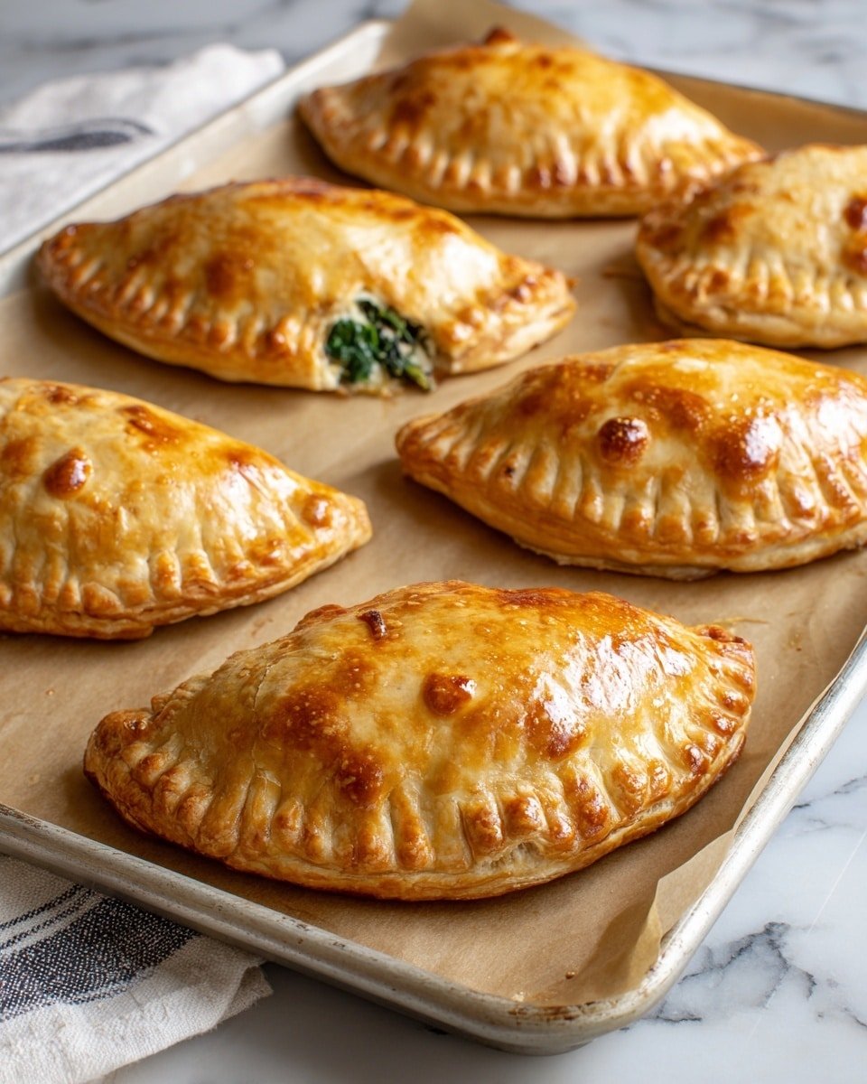Addictive Spinach Stuffed Pastry Recipe - Ingredients Photo — Addictive Spinach Stuffed Pastry, spinach pastry appetizer, flaky spinach pastries, savory spinach snack, vegetarian stuffed pastry