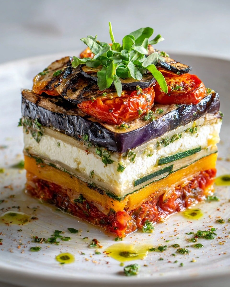 Layered Mediterranean Vegetable Lasagna with Creamy Ricotta Recipe - Ingredients Photo — Layered Mediterranean Vegetable Lasagna, Mediterranean Vegetable Lasagna with Creamy Ricotta, veggie lasagna recipes, healthy Mediterranean lasagna, vegan-friendly lasagna ideas