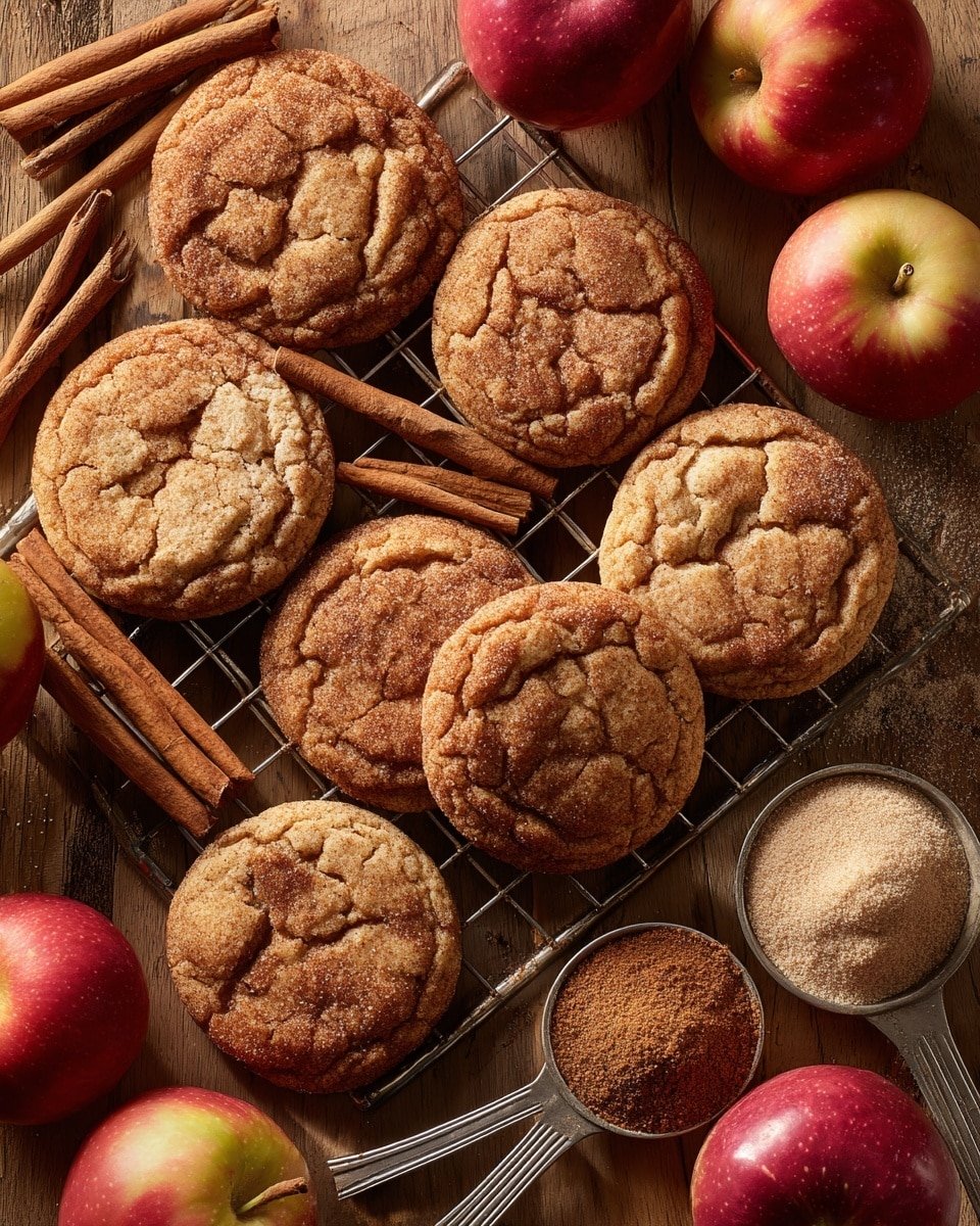 Apple Snickerdoodles with Caramelized Apples Recipe - Ingredients Photo — Apple Snickerdoodles with Caramelized Apples, caramelized apple snickerdoodles, fall baking apple cookies, cinnamon apple cookies, easy apple dessert recipes