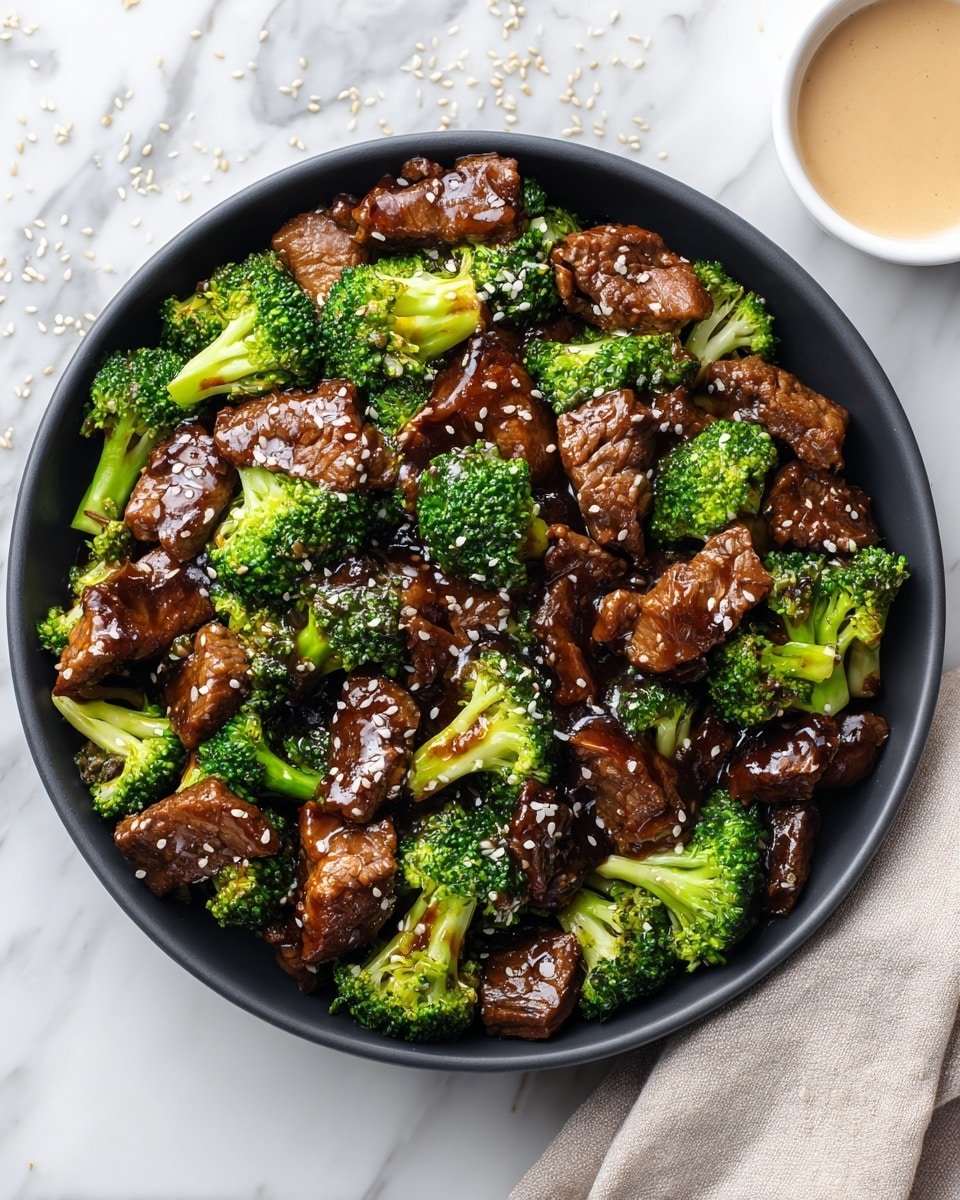 Keto Beef and Broccoli Stir-Fry Recipe - Serving Photo — Keto Beef and Broccoli Stir-Fry, low-carb keto stir-fry, healthy beef and broccoli recipe, easy keto dinner, quick stir-fry recipes