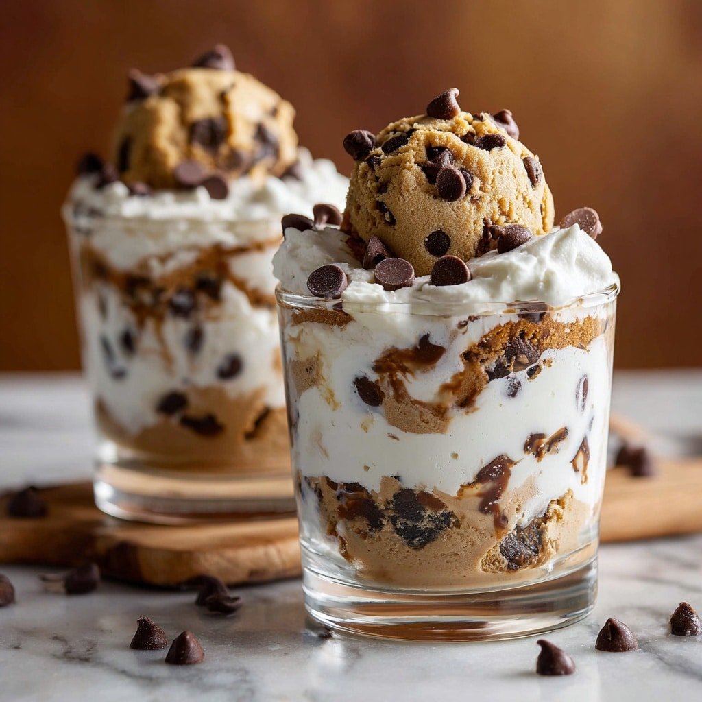 Cookie Dough Yogurt Delight Recipe - Recipe Image — Cookie Dough Yogurt Delight, healthy cookie dough dessert, easy yogurt snack, quick no-bake treat, creamy sweet yogurt recipe