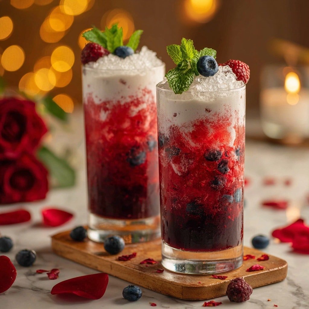 Berry Coconut Bliss Recipe - Recipe Image — Berry Coconut Bliss, tropical fruit drinks, healthy berry smoothies, coconut milk beverages, refreshing fruit cocktails