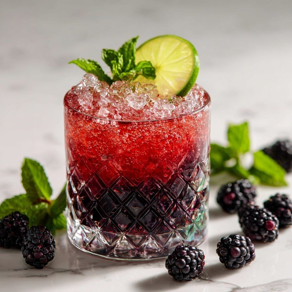 Blackberry Mint Cooler Recipe - Recipe Image — Blackberry Mint Cooler, refreshing berry mint drink, non-alcoholic summer drinks, easy fruity mocktail, homemade berry beverage